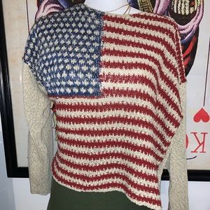 American knit sweater